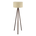 AYD 1xE27/40W/230V golvlampa beige/brun