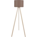 AYD 1xE27/40W/230V golvlampa brun/beige