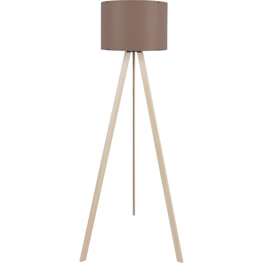 AYD 1xE27/40W/230V golvlampa brun/beige