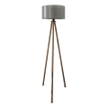 AYD 1xE27/40W/230V svart/brun golvlampa