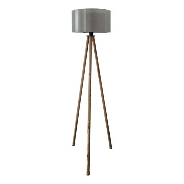 AYD 1xE27/40W/230V svart/brun golvlampa