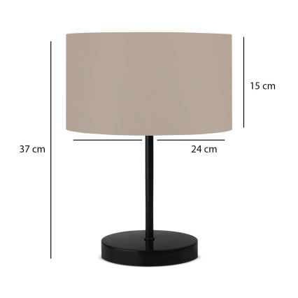 AYD Bordslampa 1xE27/40W/230V Beige/Trä