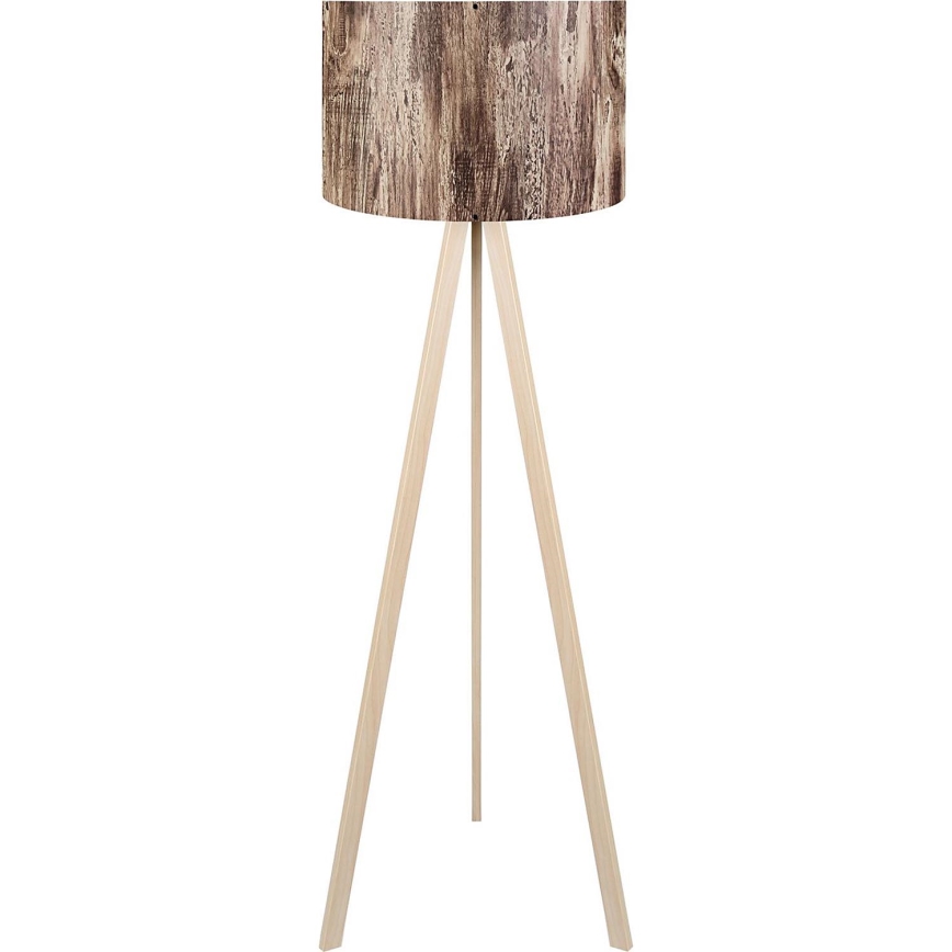 AYD Golvlampa 1xE27/40W/230V Brun/Beige