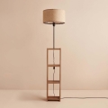 AYD Golvlampa 1xE27/40W/230V Brun/Beige
