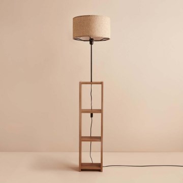 AYD Golvlampa 1xE27/40W/230V Brun/Beige