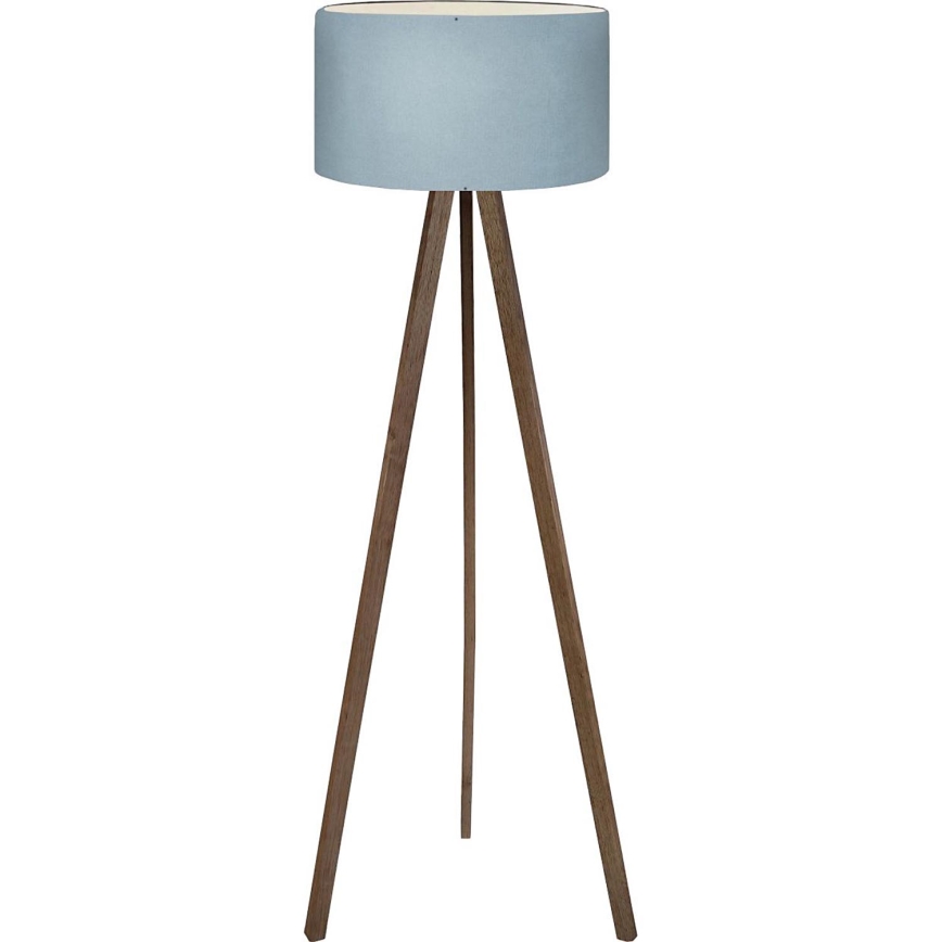 AYD Golvlampa 1xE27/40W/230V Brun/Blå