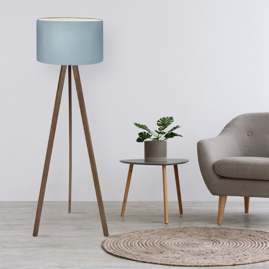 AYD Golvlampa 1xE27/40W/230V Brun/Blå