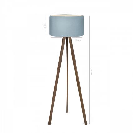 AYD Golvlampa 1xE27/40W/230V Brun/Blå