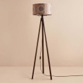 AYD Golvlampa 1xE27/40W/230V Brun/Flerfärgad
