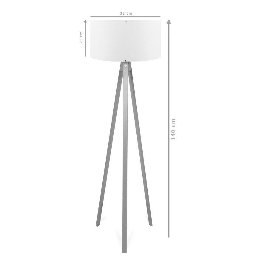 AYD Golvlampa 1xE27/40W/230V Brun/Grön
