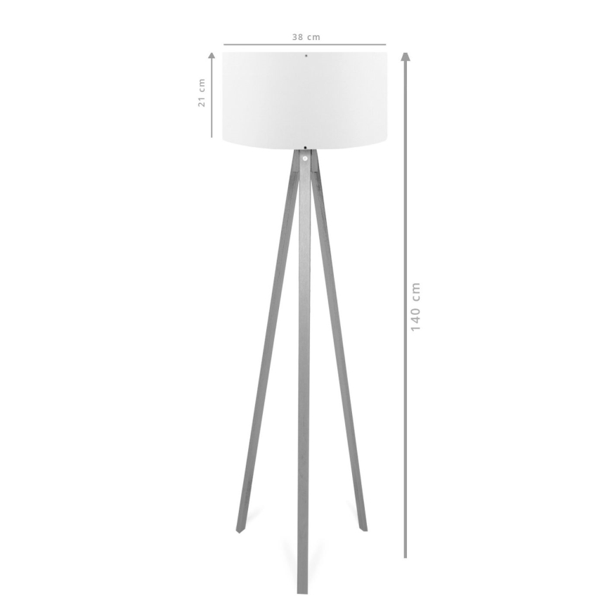 AYD Golvlampa 1xE27/40W/230V Brun