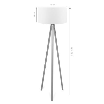 AYD Golvlampa 1xE27/40W/230V Brun