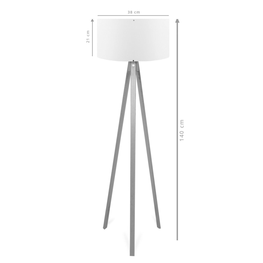 AYD Golvlampa 1xE27/40W/230V Brun