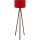 AYD Golvlampa 1xE27/40W/230V Brun/Röd