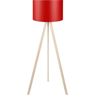 AYD Golvlampa 1xE27/40W/230V Röd/Beige