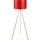 AYD Golvlampa 1xE27/40W/230V Röd/Beige