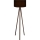 AYD Golvlampa 1xE27/40W/230V Svart/brun