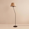 AYD Golvlampa 1xE27/40W/230V svart/brun