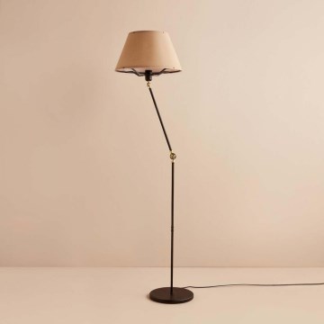 AYD Golvlampa 1xE27/40W/230V svart/brun