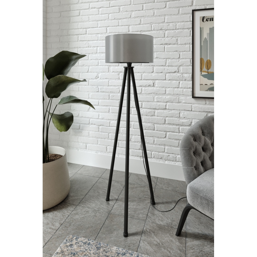 AYD golvlampa 1xE27/40W/230V svart/grå