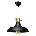 AYD hängande lampa 1xE27/40W/230V svart/guld