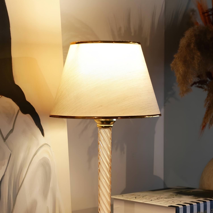 AYD skrivbordslampa 1xE27/40W/230V beige/guld