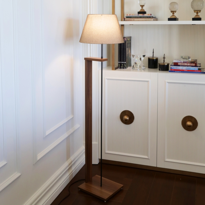 AYD Stående lampa 1xE27/40W/230V beige/brun