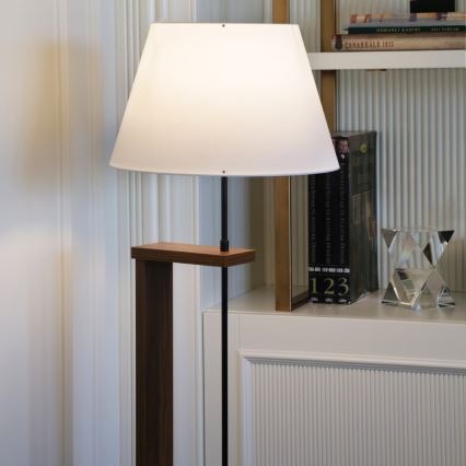 AYD Stående lampa 1xE27/40W/230V vit/brun