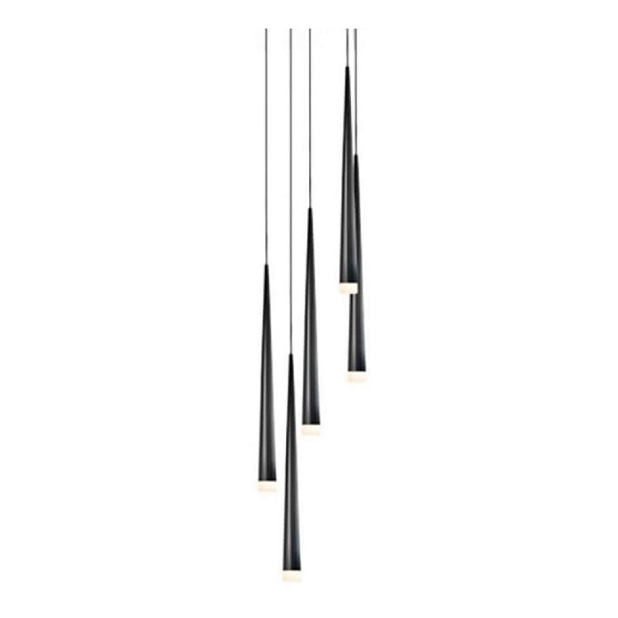 Azzardo AZ0119 - Ljuskrona med snöre STYLO 5xG9/40W/230V