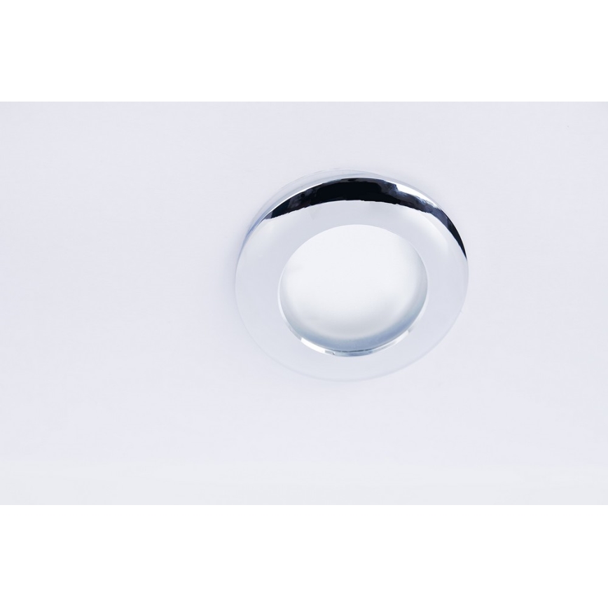 Azzardo AZ0810 - Badrum infälld lampa EMILIO 1xGU10/50W/230V IP54