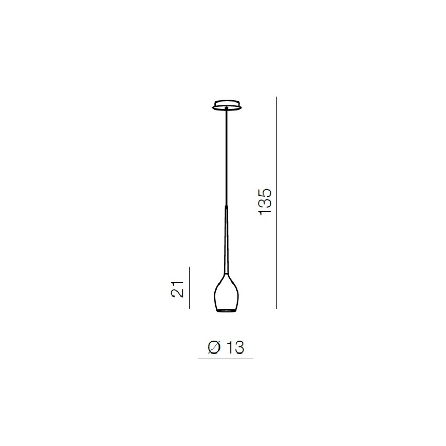 Azzardo AZ1220 - Ljuskrona med snöre IZZA 1xE14/40W/230V