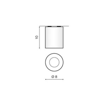 Azzardo AZ1360 - Utomhus Takbelysning ARO 1xGU10/50W/230V IP54