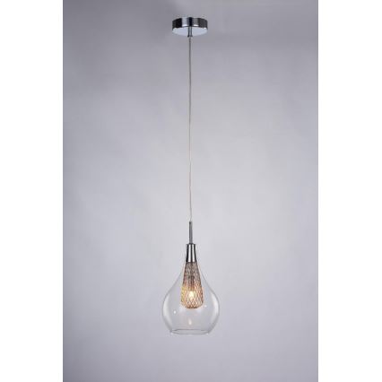 Azzardo AZ1687 - Ljuskrona med snöre ELEKTRA 1xG9/40W/230V