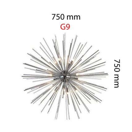 Azzardo AZ2119 - Designer lampskärm för ljuskrona G9 diameter 750mm