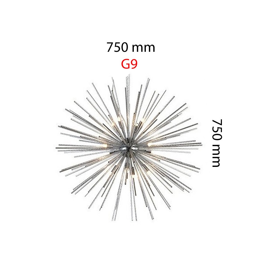 Azzardo AZ2119 - Designer lampskärm för ljuskrona G9 diameter 750mm