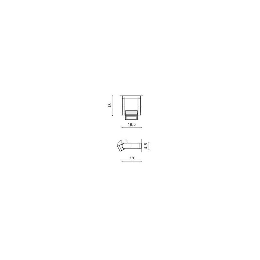 Azzardo AZ2132 - LED Utomhus Väggbelysning Ram LED/8W/230V IP54
