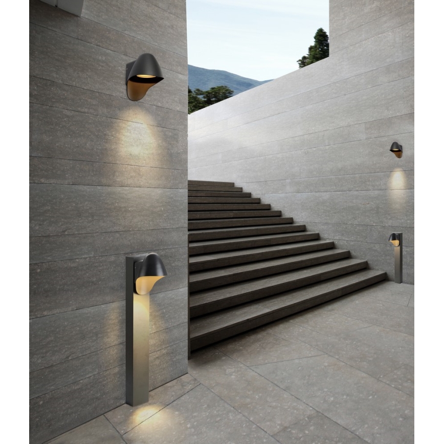 Azzardo AZ2184 - Utomhus Väggbelysning MATERA 1xGU10/35W/230V IP54