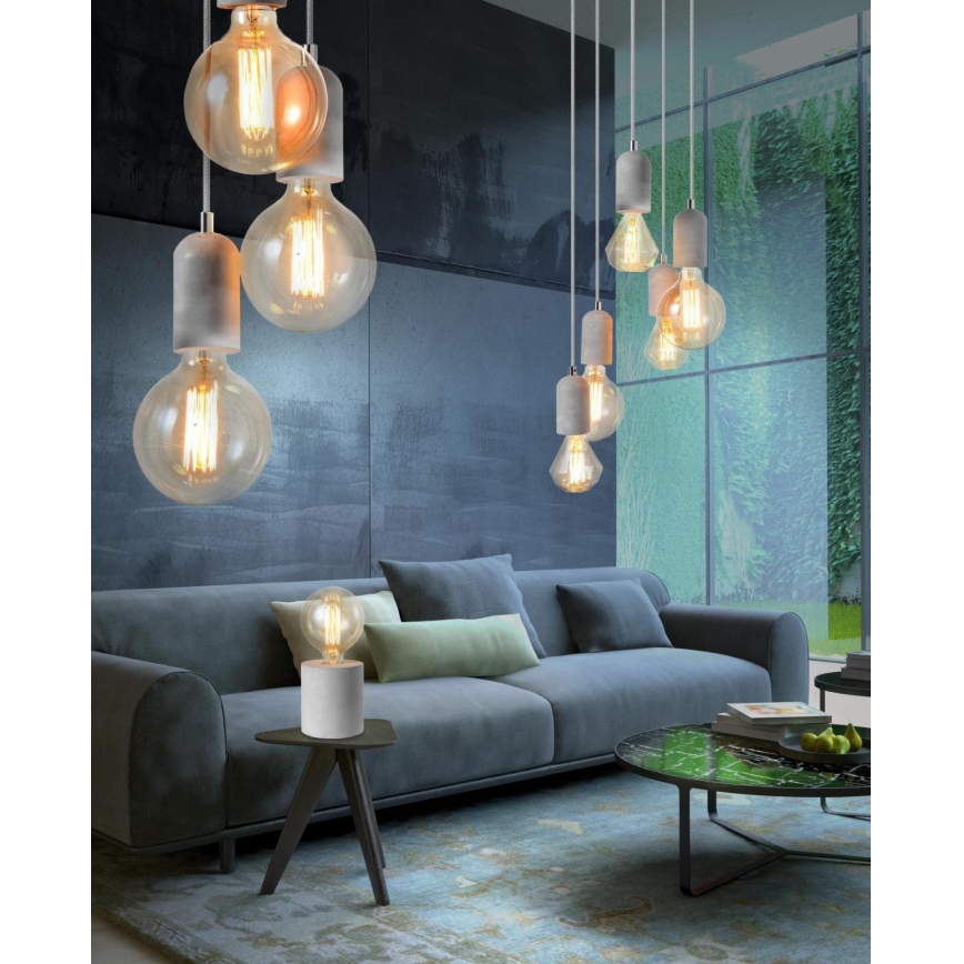 Azzardo AZ2372 - Bordslampa VOLTA 1xE27/40W/230V