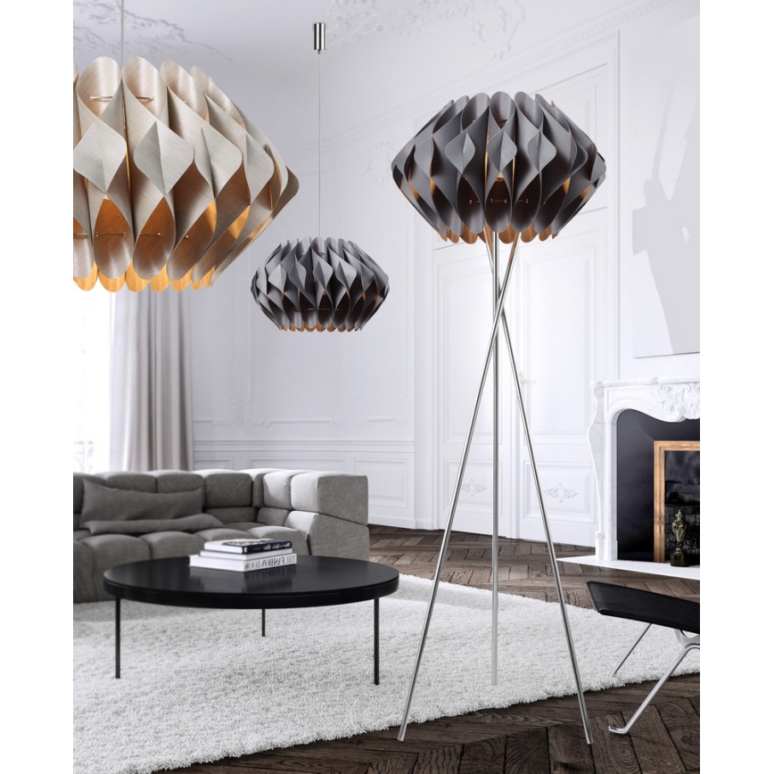 Azzardo AZ2406 - Golvlampa RUBEN 3xE27/60W/230V
