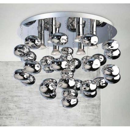 Azzardo AZ2541 - Takbelysning LUVIA 6xGU10/40W/230V