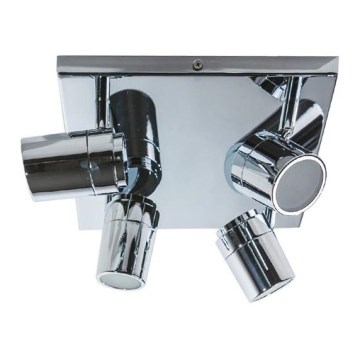 Azzardo AZ2557 - Badrum spotlight NOEMIE 4xGU10/35W/230V IP44