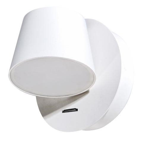 Azzardo AZ2566 - LED Väggbelysning RAMONA 1xLED/6W/230V