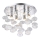 Azzardo AZ2572 - Takbelysning LUVIA 6xGU10/40W/230V