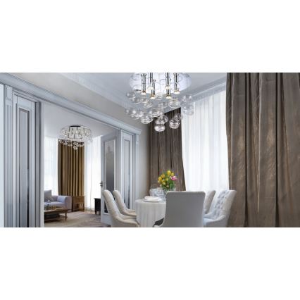 Azzardo AZ2572 - Takbelysning LUVIA 6xGU10/40W/230V