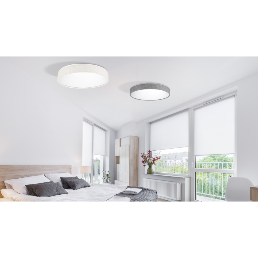 Azzardo AZ2716 - LED Dimbar Takbelysning COLLODI 1xLED/50W/230V + Fjärrkontroll