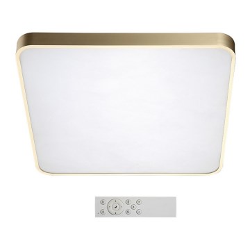 Azzardo AZ2760 - LED Dimbar Takbelysning QUADRO 1xLED/60W/230V + Fjärrkontroll 