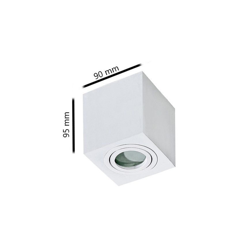 Azzardo AZ2822 - Badrumsbelysning tak BRANT 1xGU10/50W/230V IP44