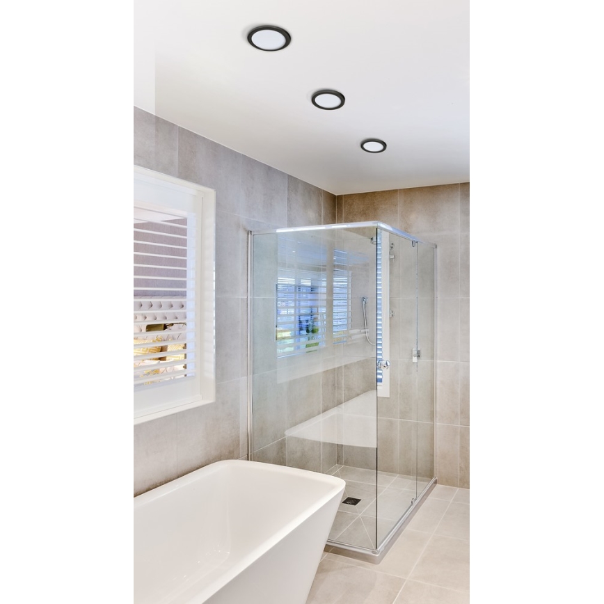 Azzardo AZ2835 - Infälld LED badrumsbelysning SLIM 1xLED/6W/230V IP44 CRI 90