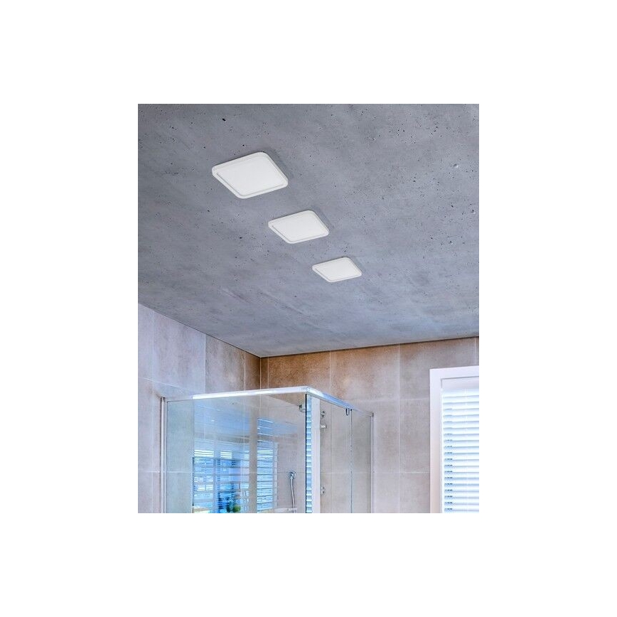 Azzardo AZ2837 - Infälld LED badrumsbelysning SLIM 1xLED/12W/230V IP44 CRI 90