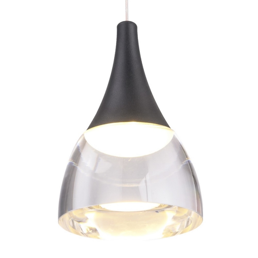 Azzardo AZ2847 - LED Ljuskrona med snöre DALMATIA 1xLED/5W/230V